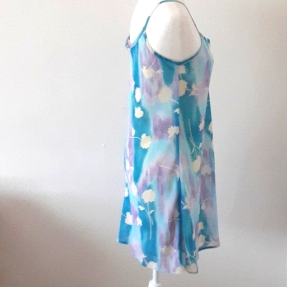 Vintage 90s The Limited watercolor cami dress 6 - Picture 4 of 6